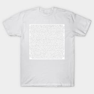 List of the Mountains in Washington T-Shirt